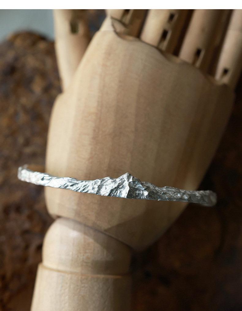Original 999 Fine Silver Cuff Bracelet, Handmade Slim Open Bangle for Women Men, Minimalist Fine Silver Jewelry, Unisex Gift for Her Him