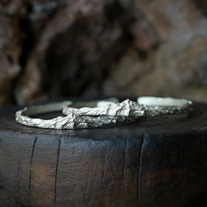 Original 999 Fine Silver Cuff Bracelet, Handmade Slim Open Bangle for Women Men, Minimalist Fine Silver Jewelry, Unisex Gift for Her Him