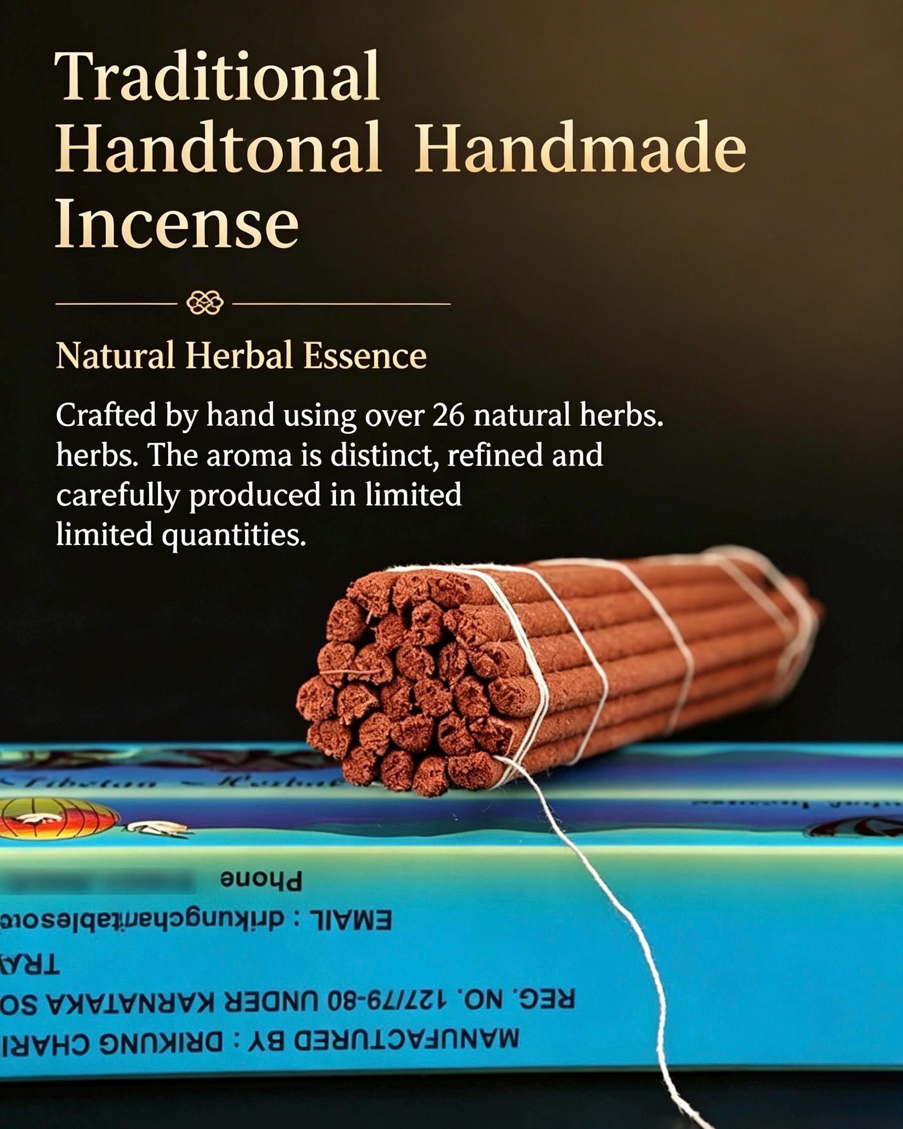 EverestArtStudios Blue Sky Tibetan Herbal Incense | Handmade in Nepal | Traditional Himalayan Incense for Meditation, Prayer & Home
