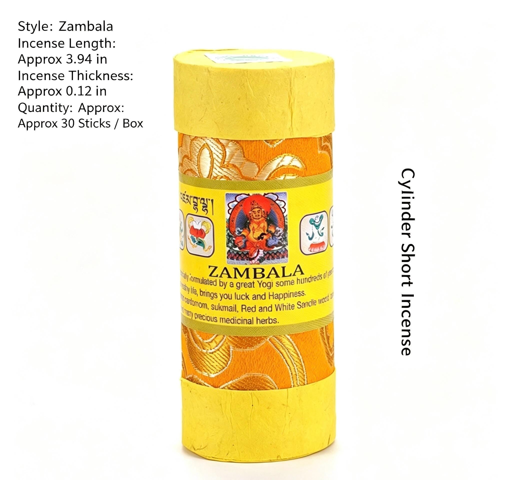 Dzongsar Tibetan Incense Sticks, Natural Himalayan Herbal Incense, Handmade Aromatic Sticks for Meditation Yoga Home Office, Sacred Gift