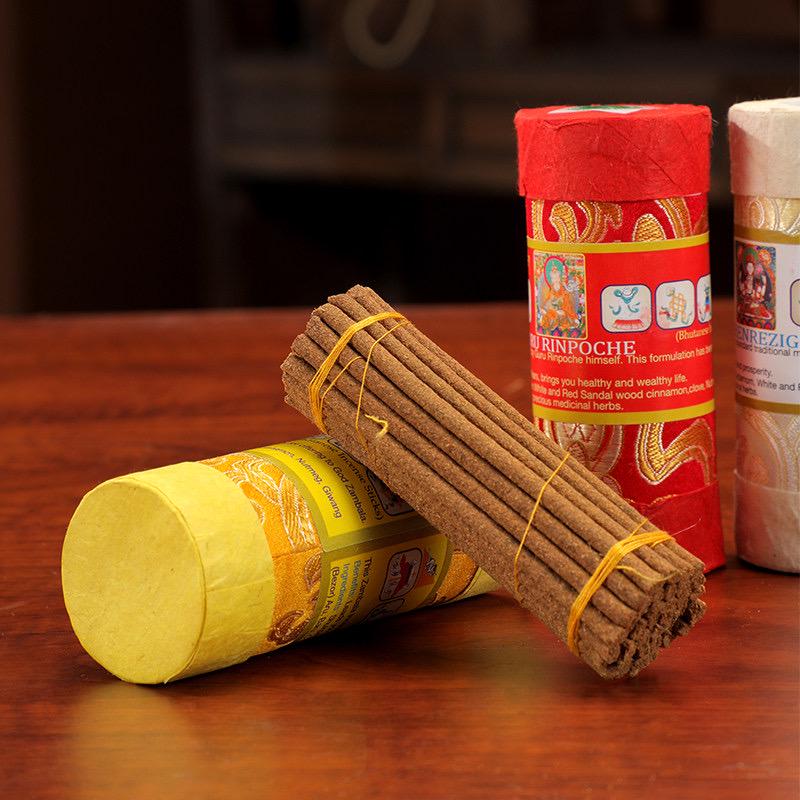 Dzongsar Tibetan Incense Sticks, Natural Himalayan Herbal Incense, Handmade Aromatic Sticks for Meditation Yoga Home Office, Sacred Gift