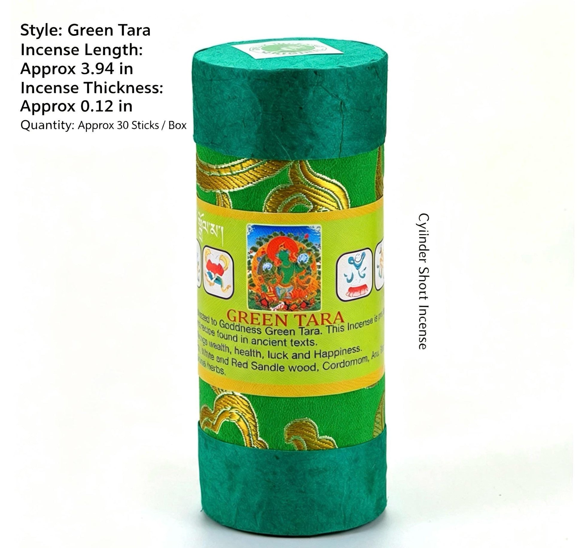 Dzongsar Tibetan Incense Sticks, Natural Himalayan Herbal Incense, Handmade Aromatic Sticks for Meditation Yoga Home Office, Sacred Gift