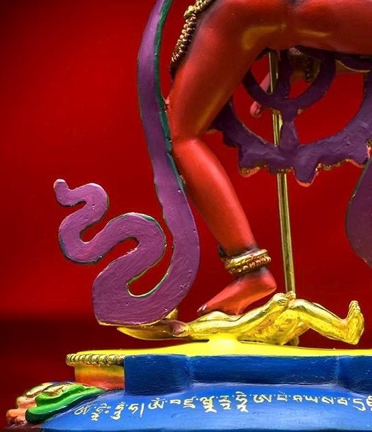Vajravarahi Statue – Hand-Painted Copper Buddhist Statue | Tibetan Altar Décor