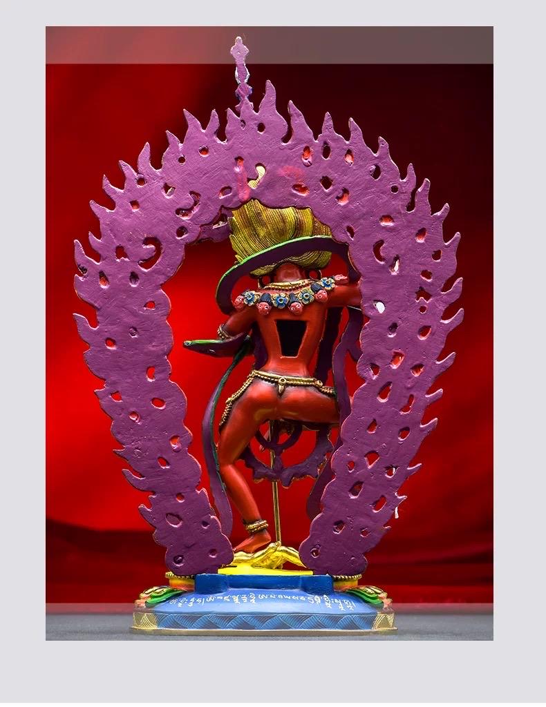 Vajravarahi Statue – Hand-Painted Copper Buddhist Statue | Tibetan Altar Décor