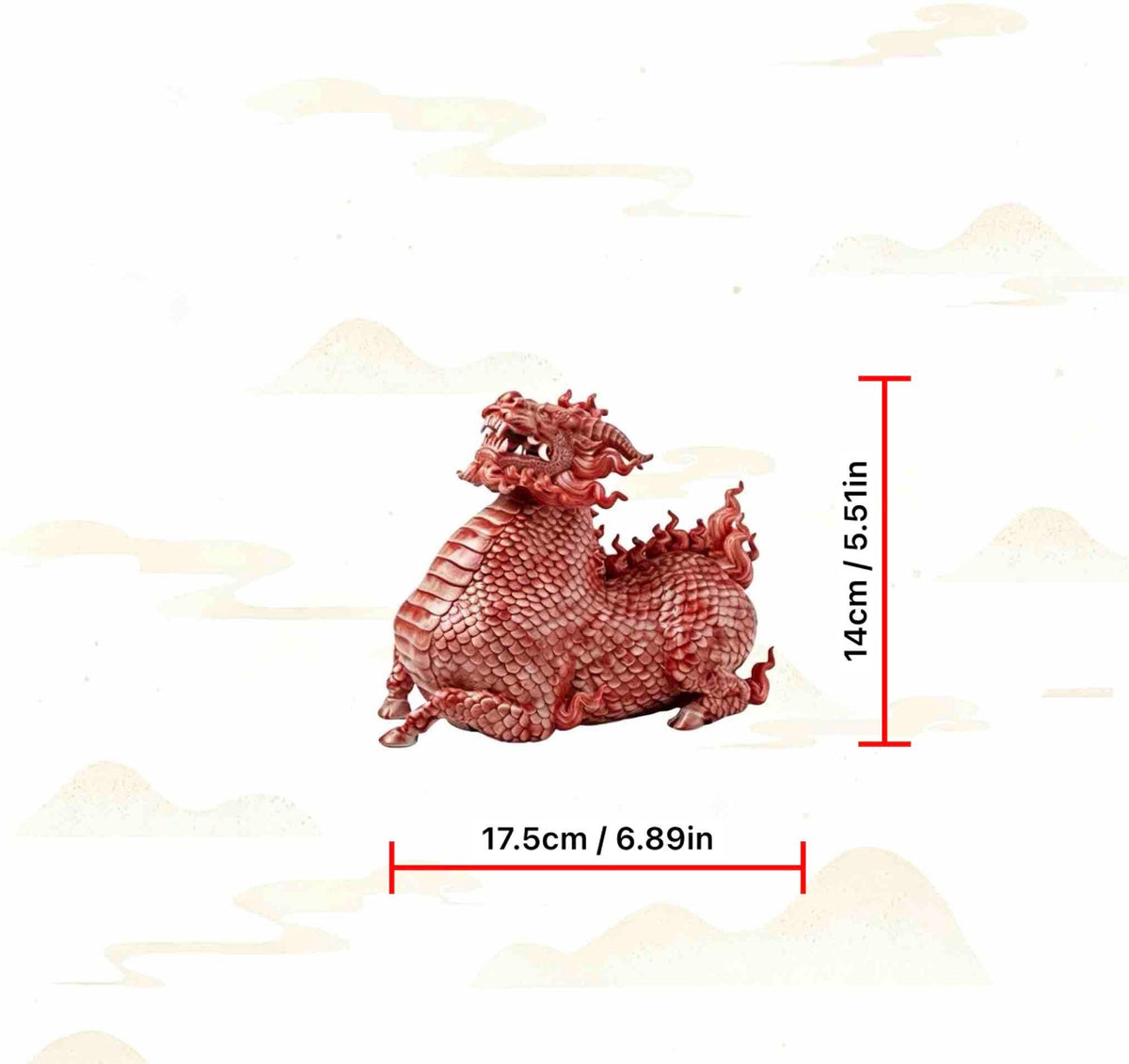 Jingdezhen Ceramic Water Qilin Tea Pet Incense Burner, Creative Mythical Beast Statue, Oriental Home Office Desk Decor Wealth Gift