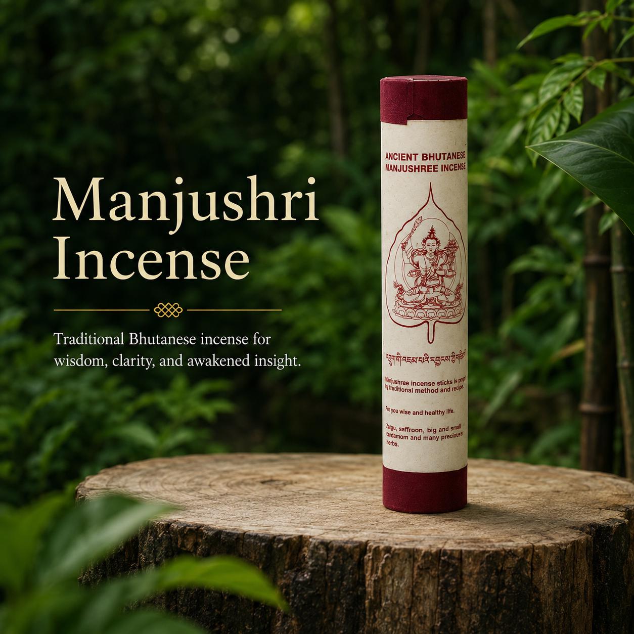 Traditional Bhutanese Medicine Buddha Incense | Natural Herbal Incense | Handmade Buddhist Meditation Incense | 30 Sticks