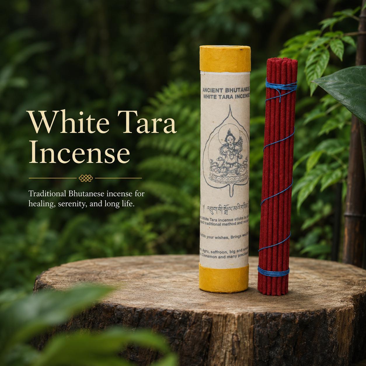 Traditional Bhutanese Medicine Buddha Incense | Natural Herbal Incense | Handmade Buddhist Meditation Incense | 30 Sticks