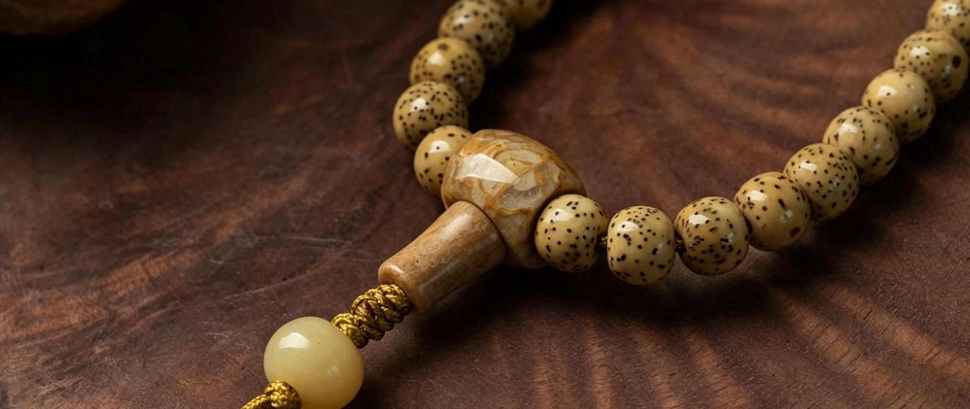 Natural Aged Hainan Star Moon Bodhi Seed 108 Mala Beads, Rare Camel Bone Pendant Buddhist Prayer Rosary, Meditation Necklace Gift