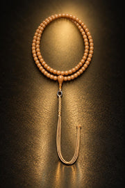 108 Bead Bodhi Root Mala Necklace, Natural Old Bodhi Seed Buddhist Prayer Beads, 925 Silver Tassel Meditation Rosary, Spiritual Gift