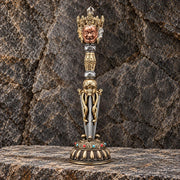 Tibetan Style Phurba Pendant and Altar Display, 8 Sizes with Chain or Base — image 1
