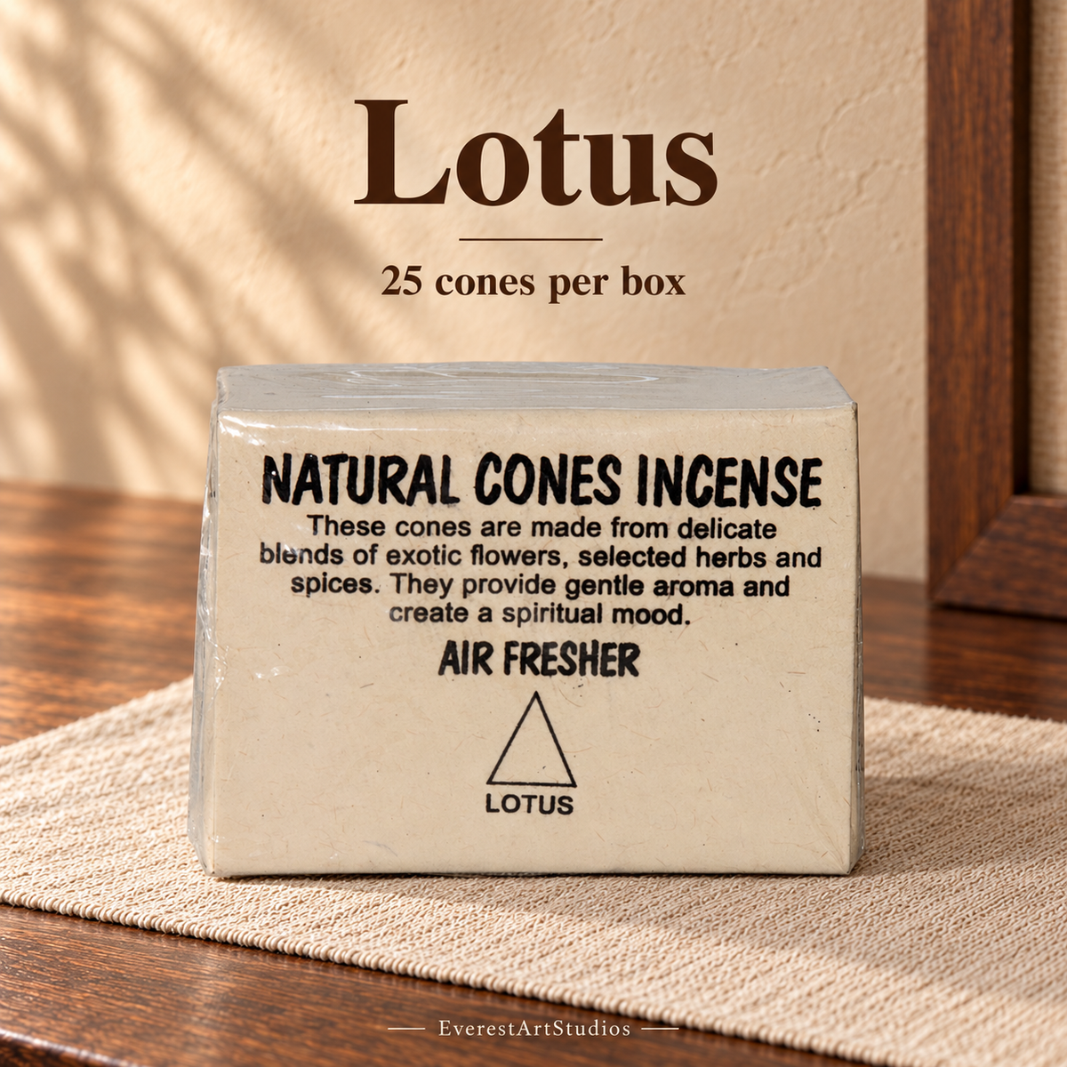 PTSX-TB623329877955-31 | Lotus | Source-matched incense packaging
