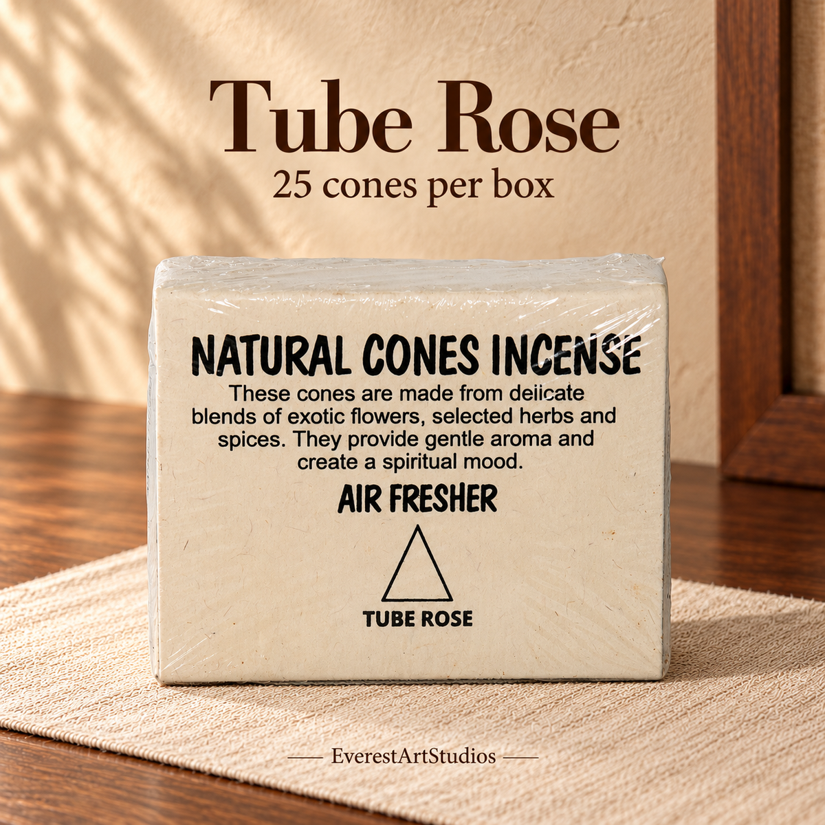 PTSX-TB623329877955-39 | Tube Rose | Source-matched incense packaging