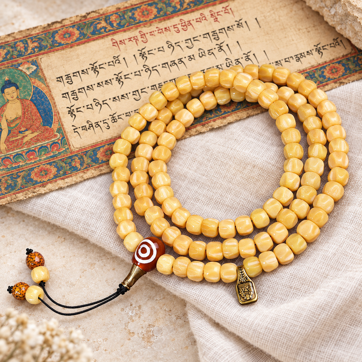 Tibetan mala — full product