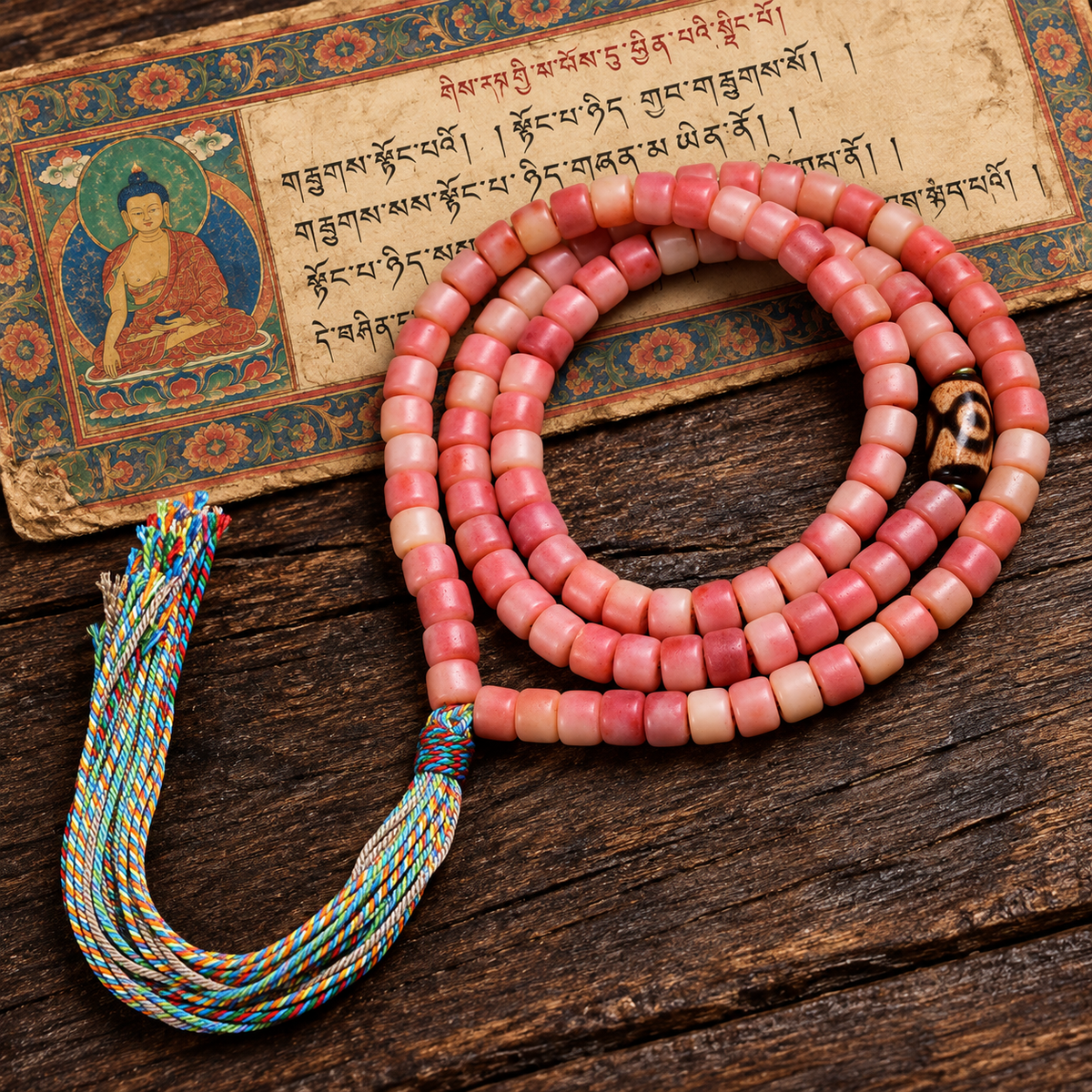 Tibetan mala — full product