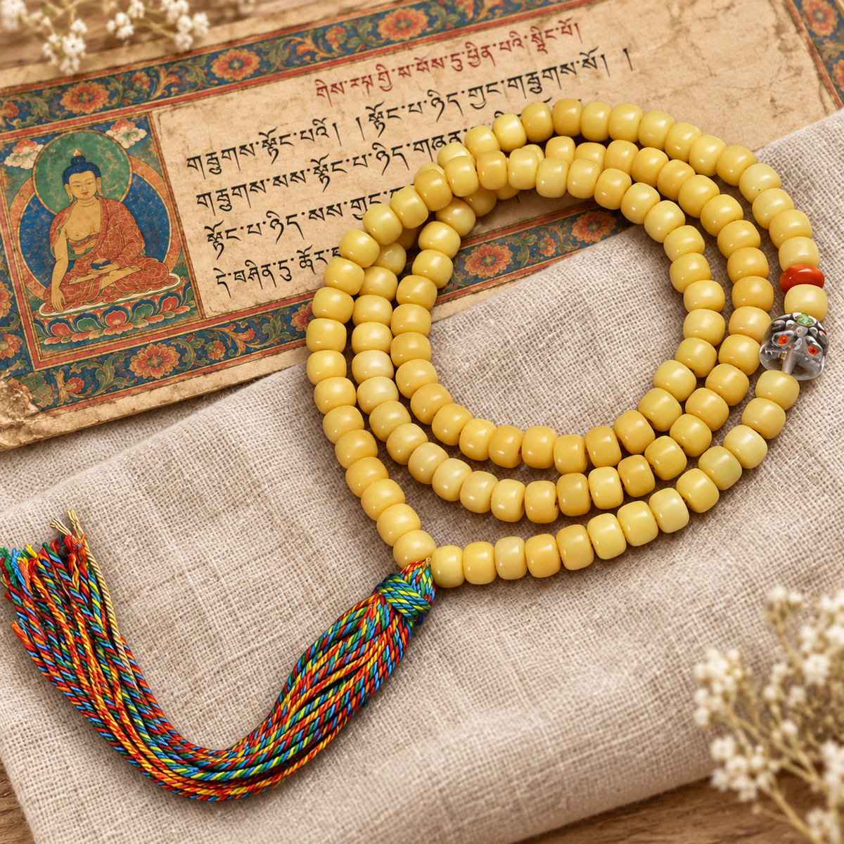 Tibetan mala — full product
