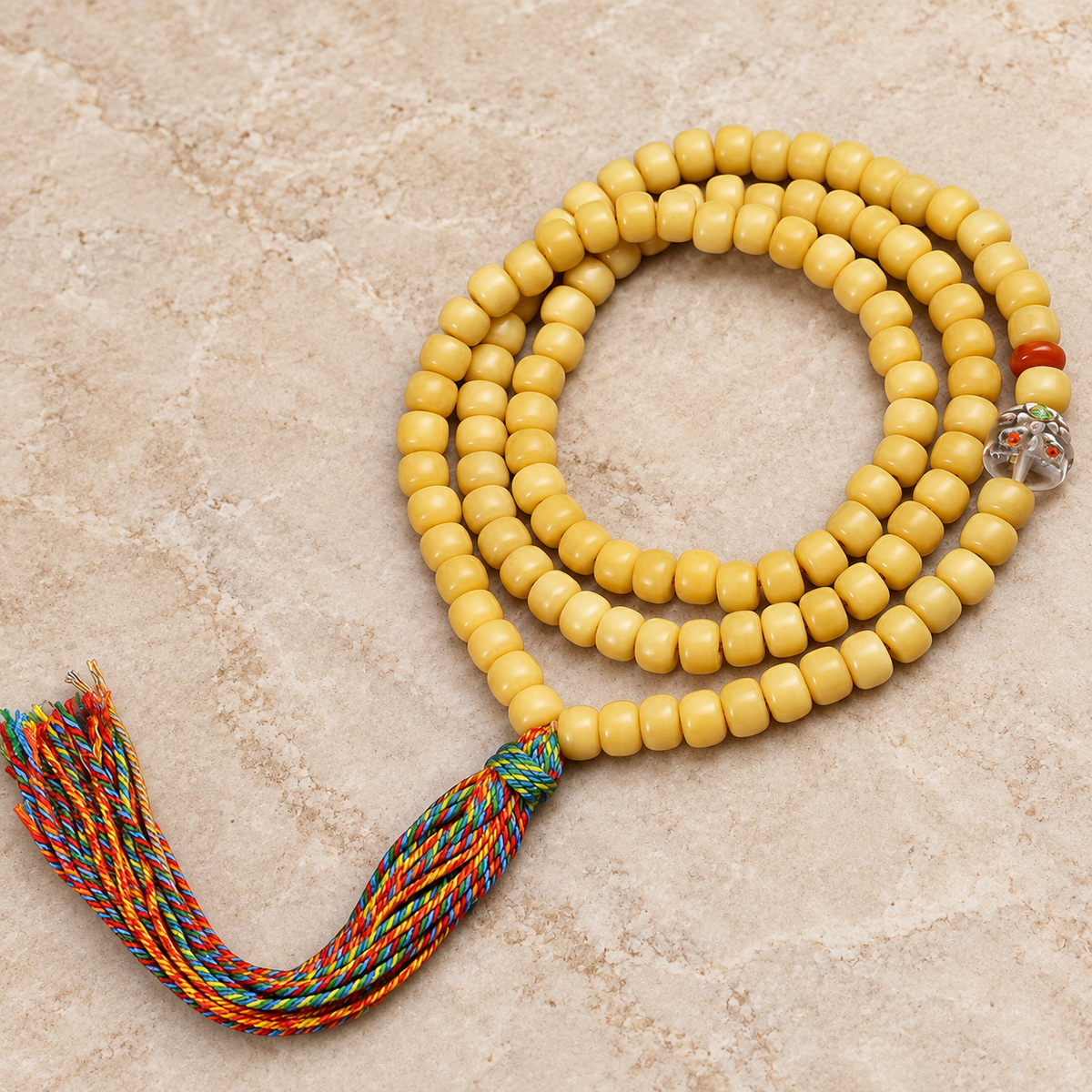 Tibetan mala — overall display