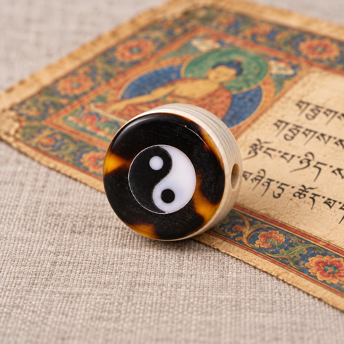 Bagua Drum Mala Accessory — full product