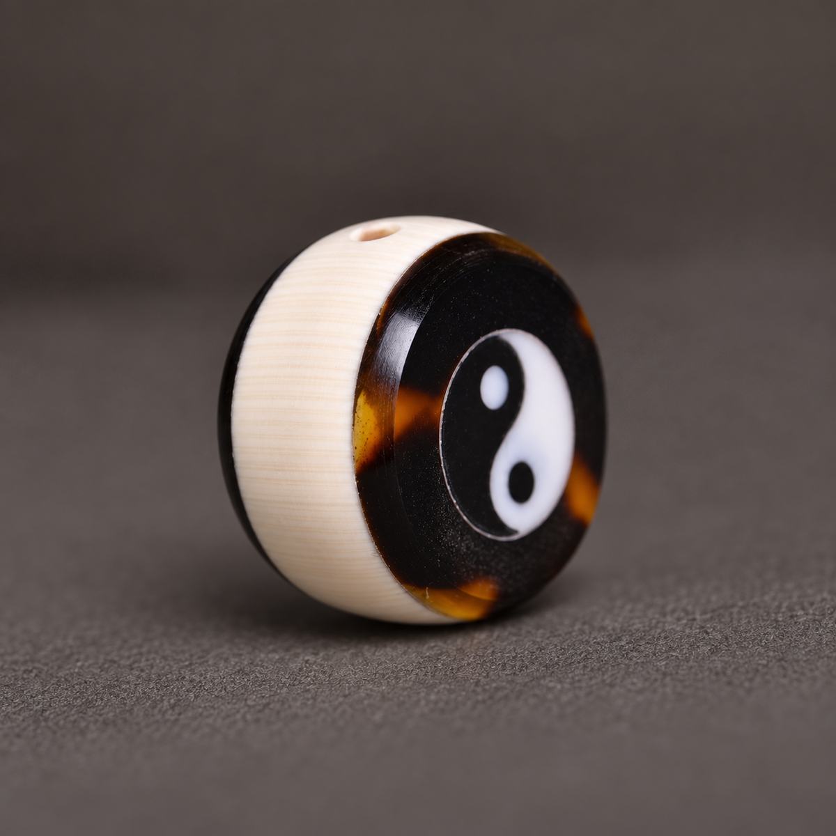 EverestArtstudios Bagua-Trommel-Zierelement für Mala, 20 × 11 mm