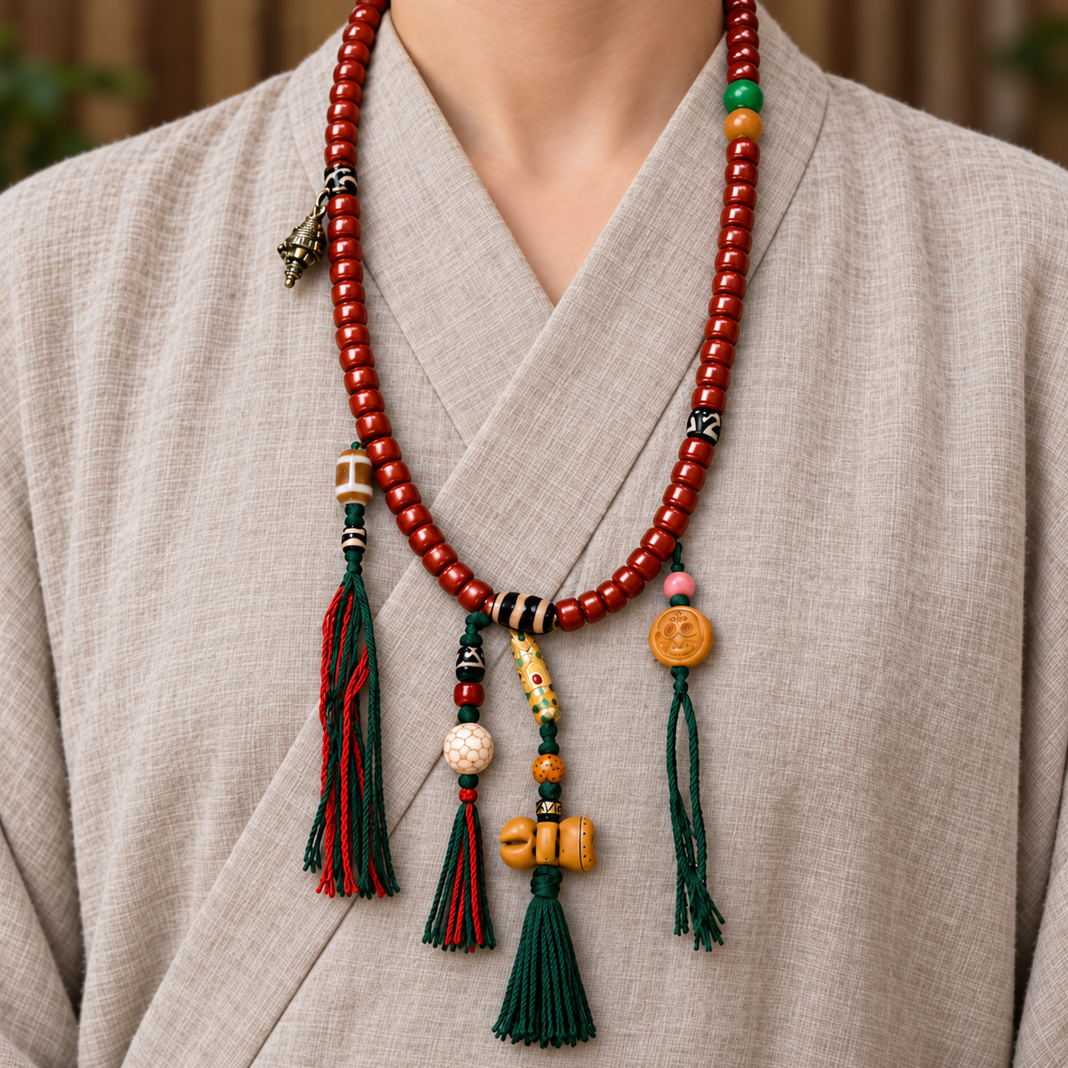 Mala yak con pinza de cobre, 108 barril