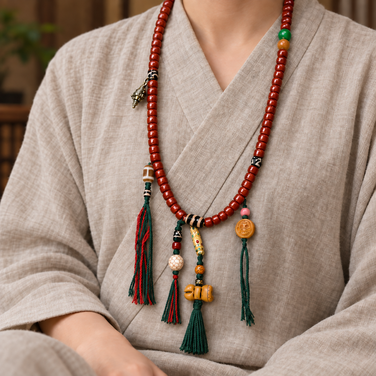 Mala yak con pinza de cobre, 108 barril