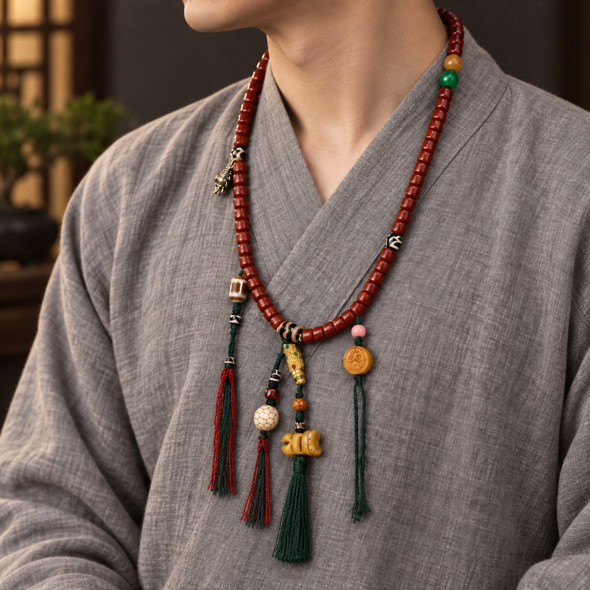 Mala yak con pinza de cobre, 108 barril