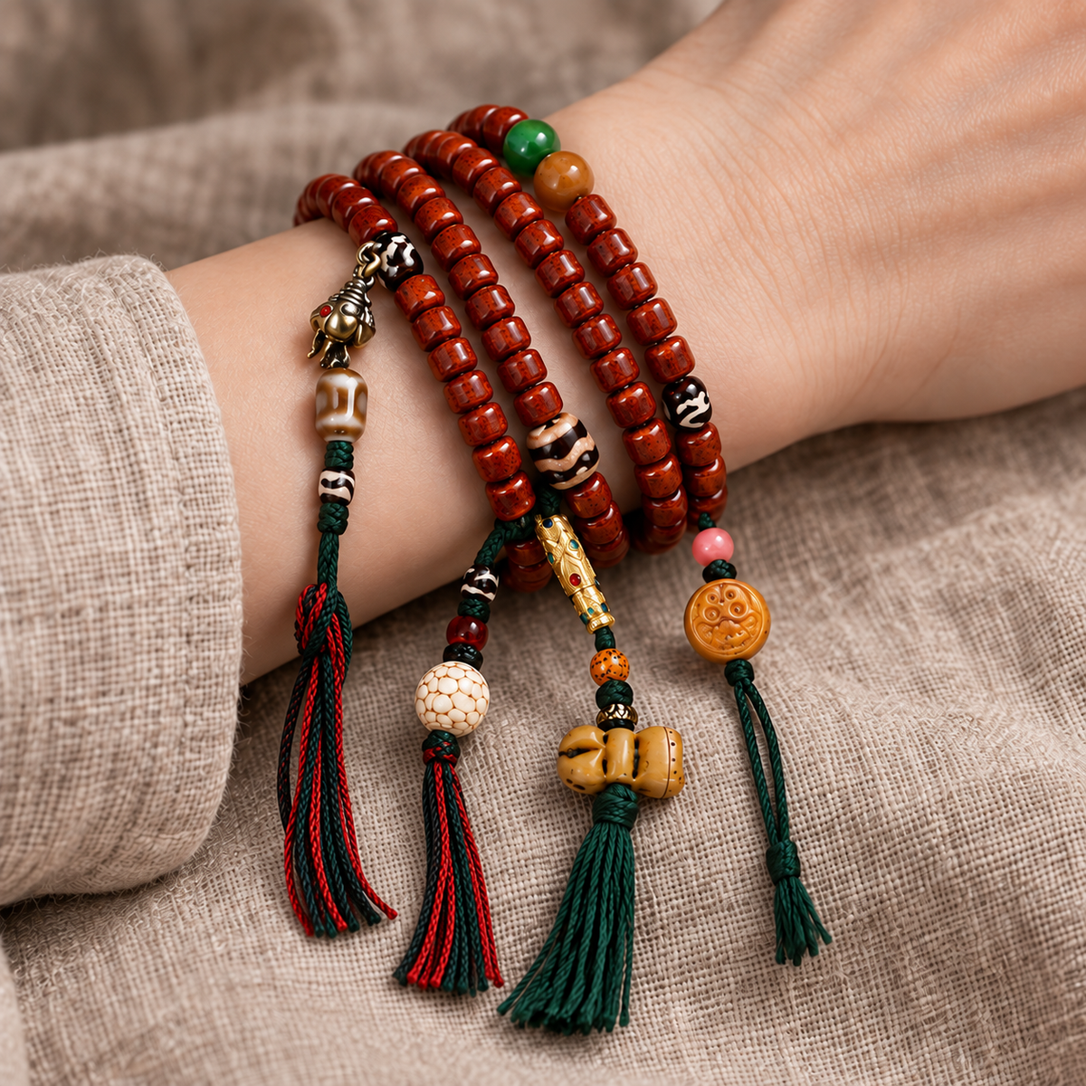 Mala yak con pinza de cobre, 108 barril