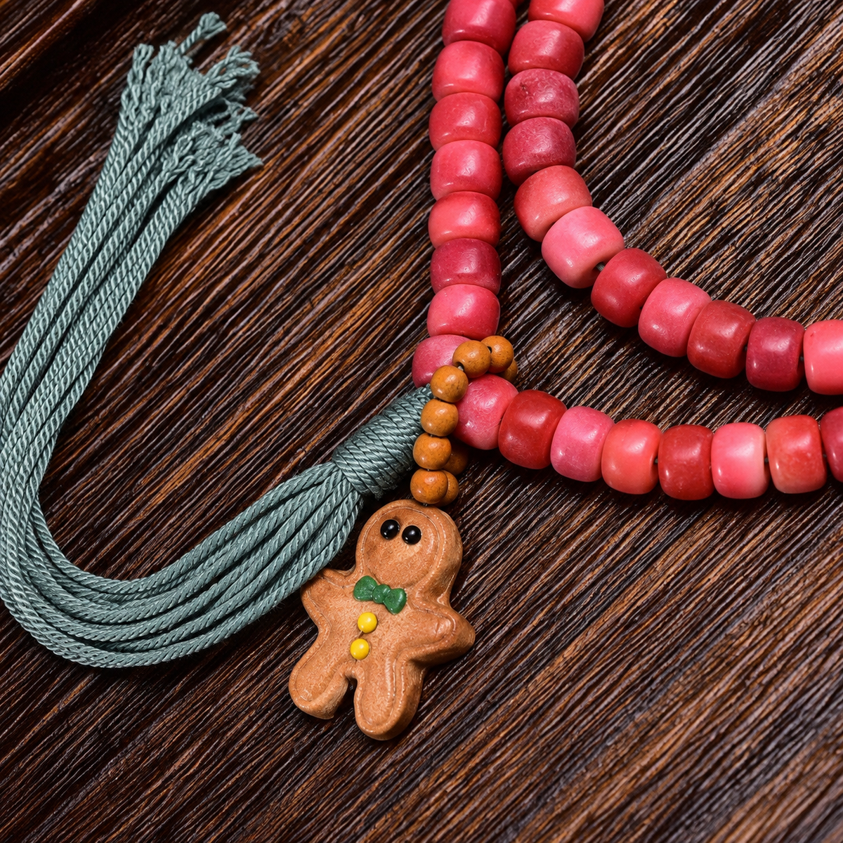 EverestArtstudios Full-Blood-Kamelknochen-Mala, 108 Perlen