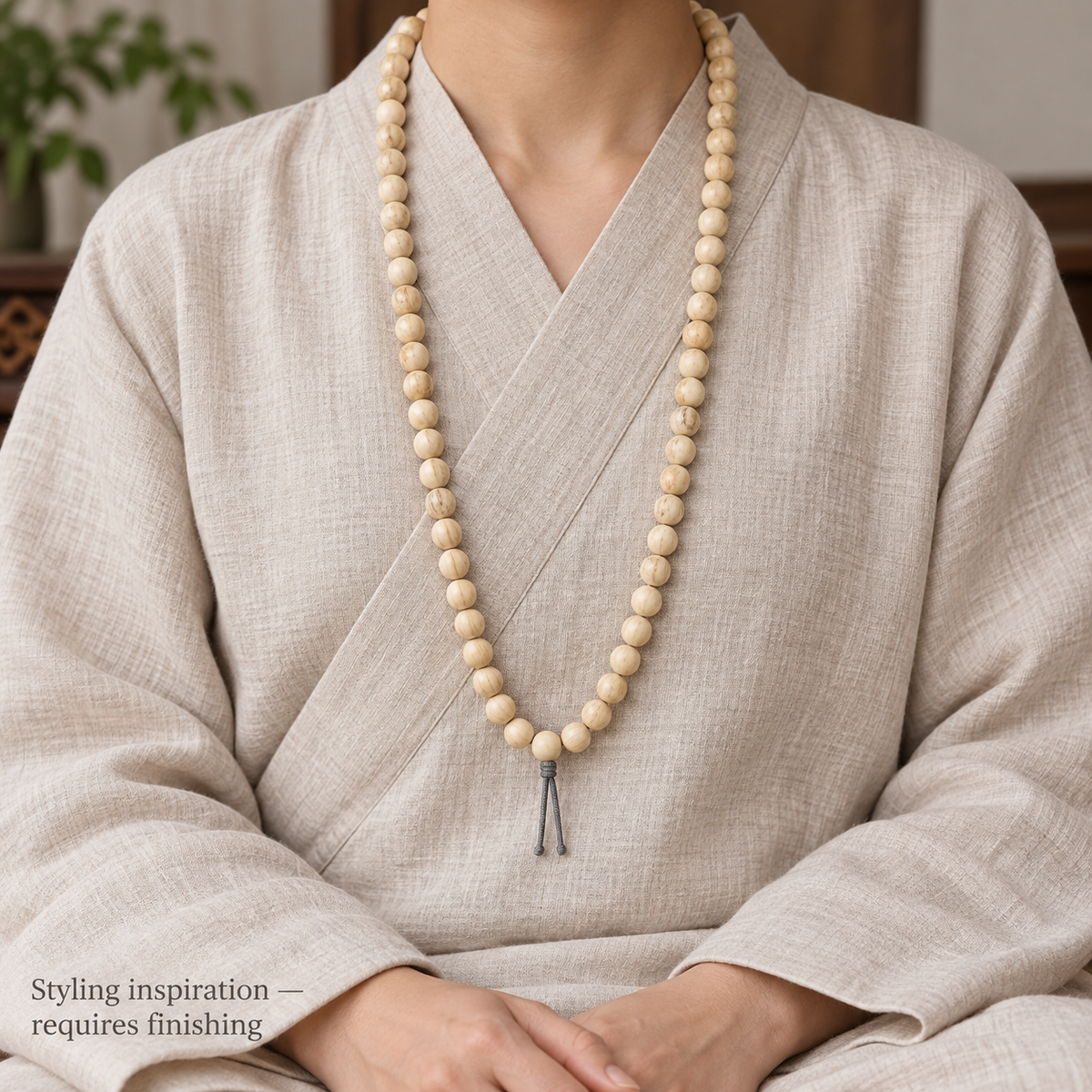 108 cuentas camello tibetano para joyas