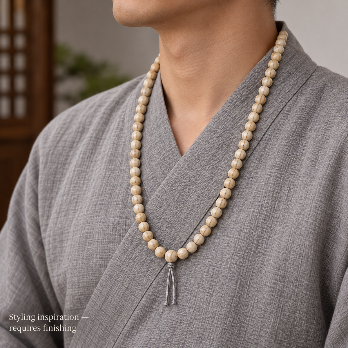 108 cuentas camello tibetano para joyas