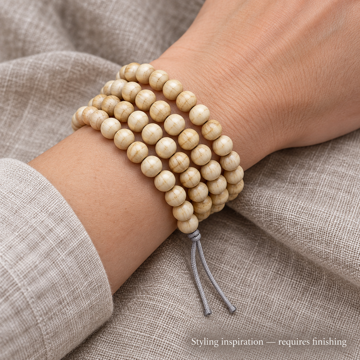 108 cuentas camello tibetano para joyas