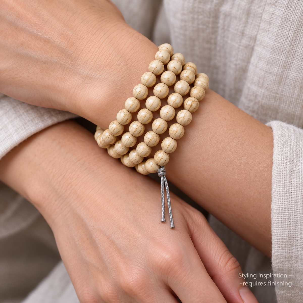 108 cuentas camello tibetano para joyas
