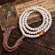 EverestArtstudios Yakknochen-Mala mit Geweihakzenten, 108 Perlen