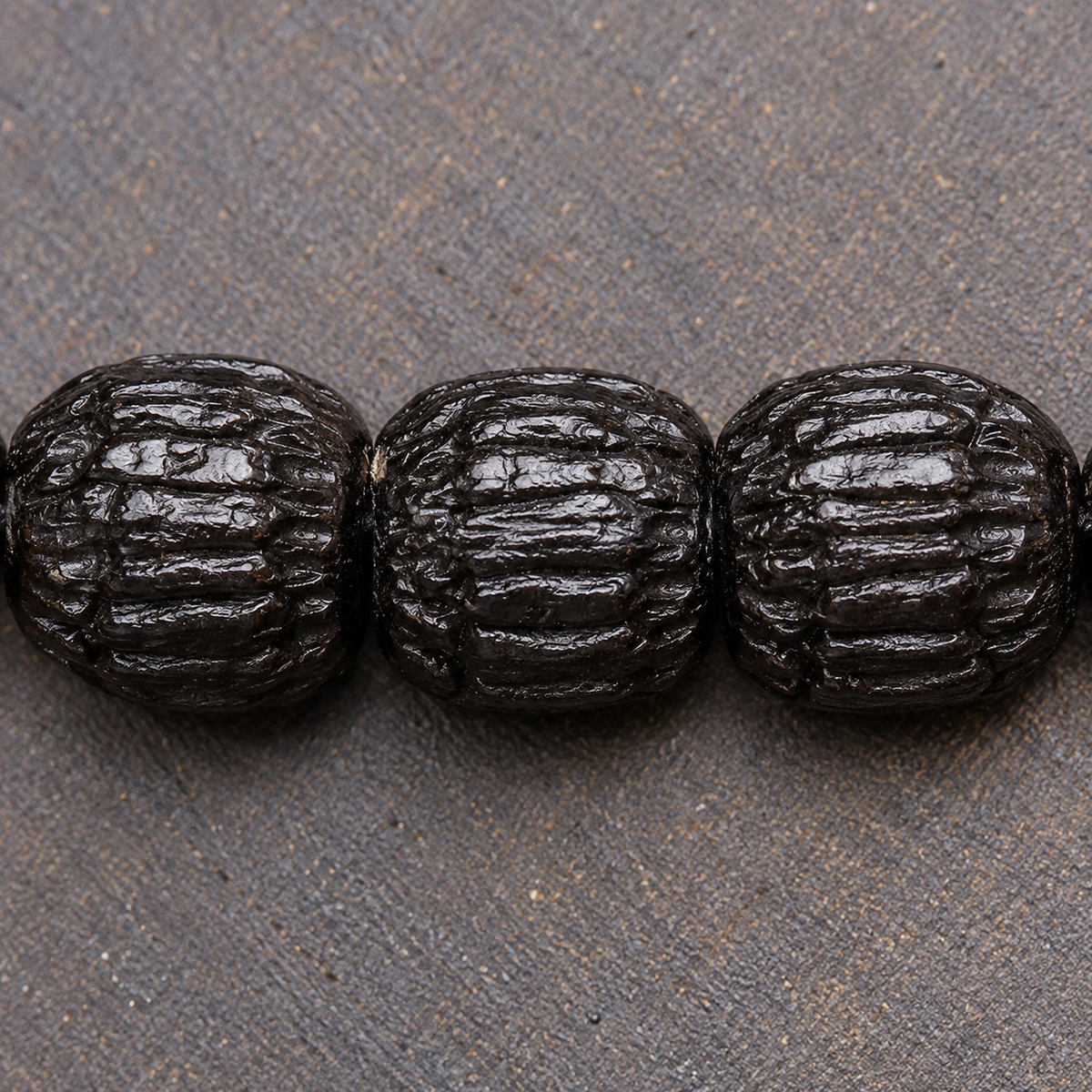 Perles de prière noix de coco agate