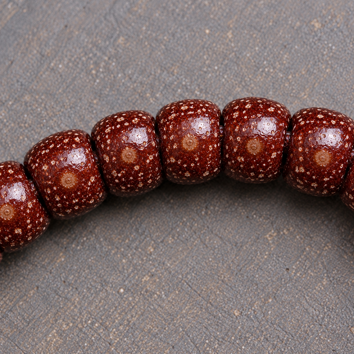 Mala Bodhi Xingyue turquoise sculpté