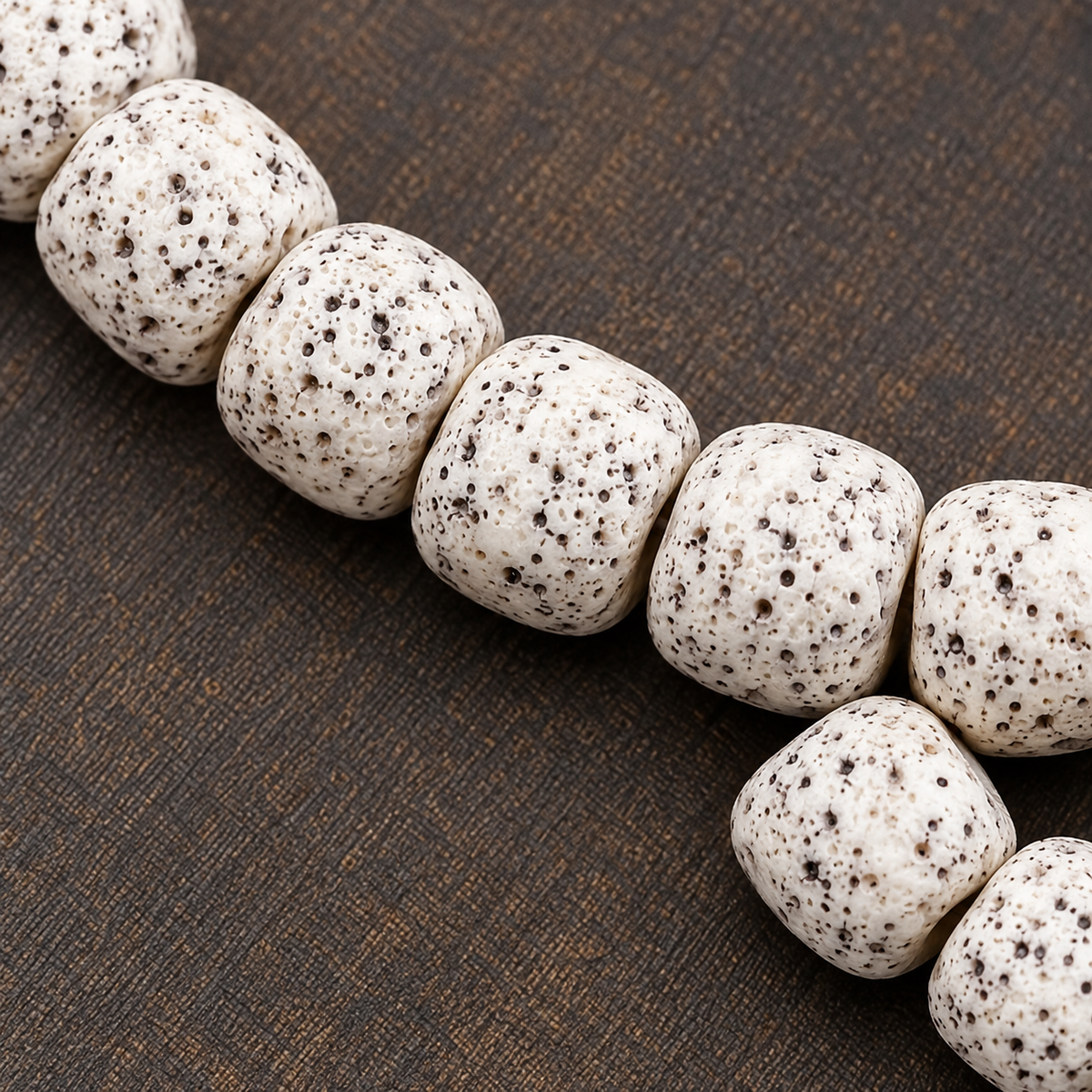 Mala 108 Xingyue sculpté agate Dzi
