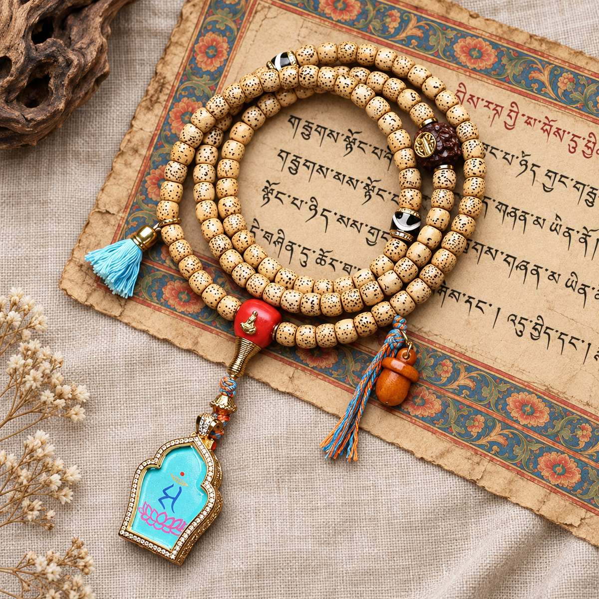 EverestArtstudios Xingyue-Bodhi-Mala, Manjushri-Thangka