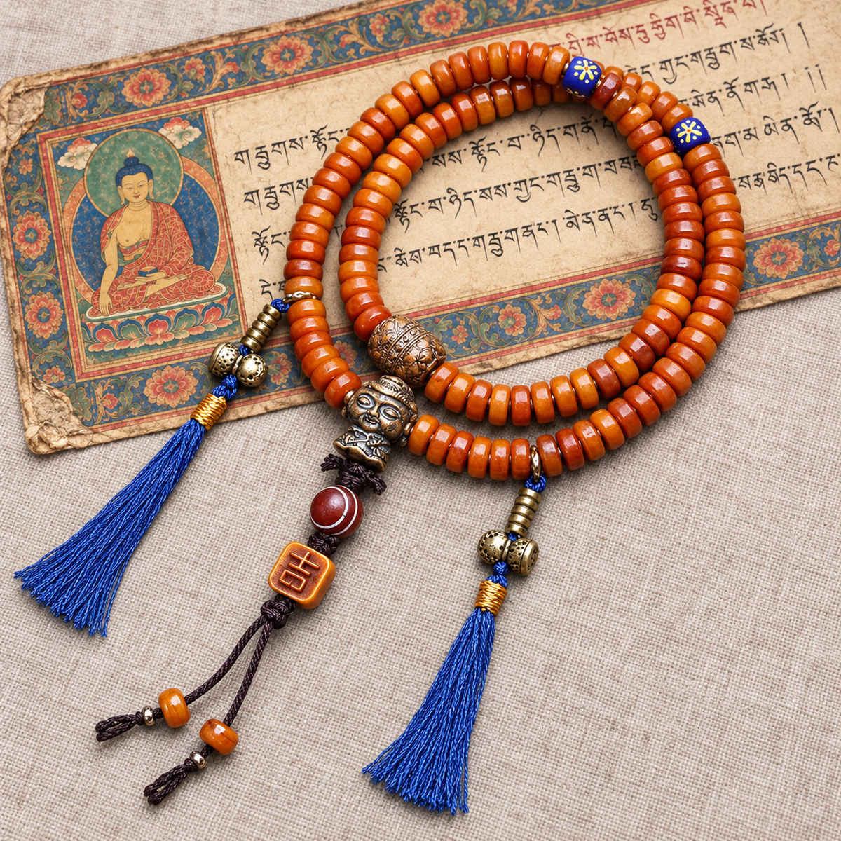 Mala 108 os de yack lotus Bodhi Vajra