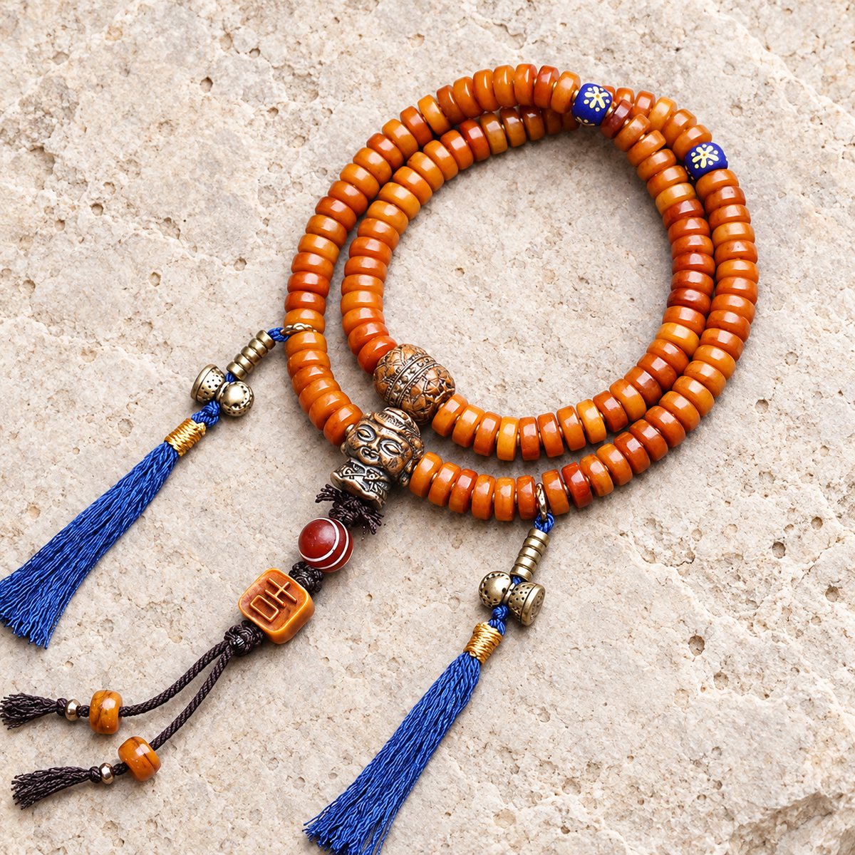 Mala 108 os de yack lotus Bodhi Vajra