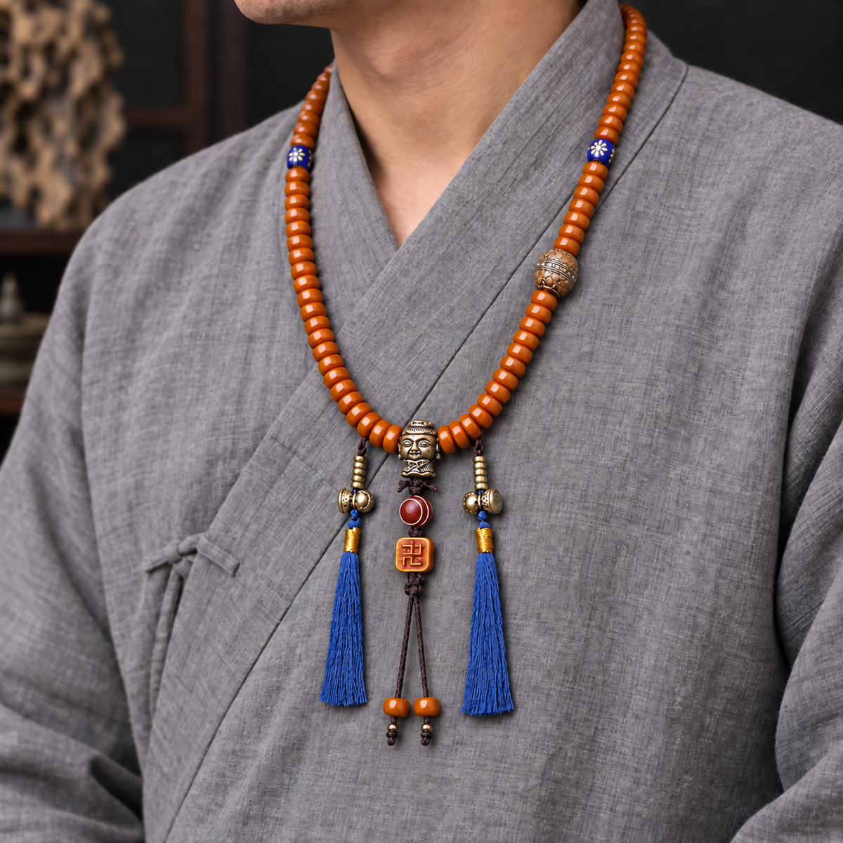 Mala 108 os de yack lotus Bodhi Vajra