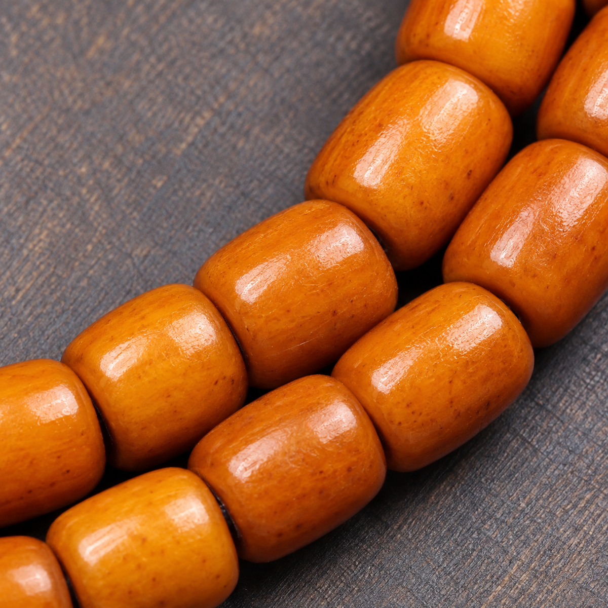 EverestArtstudios Knochen-Mala, 108 Perlen, Achat/Schutzring