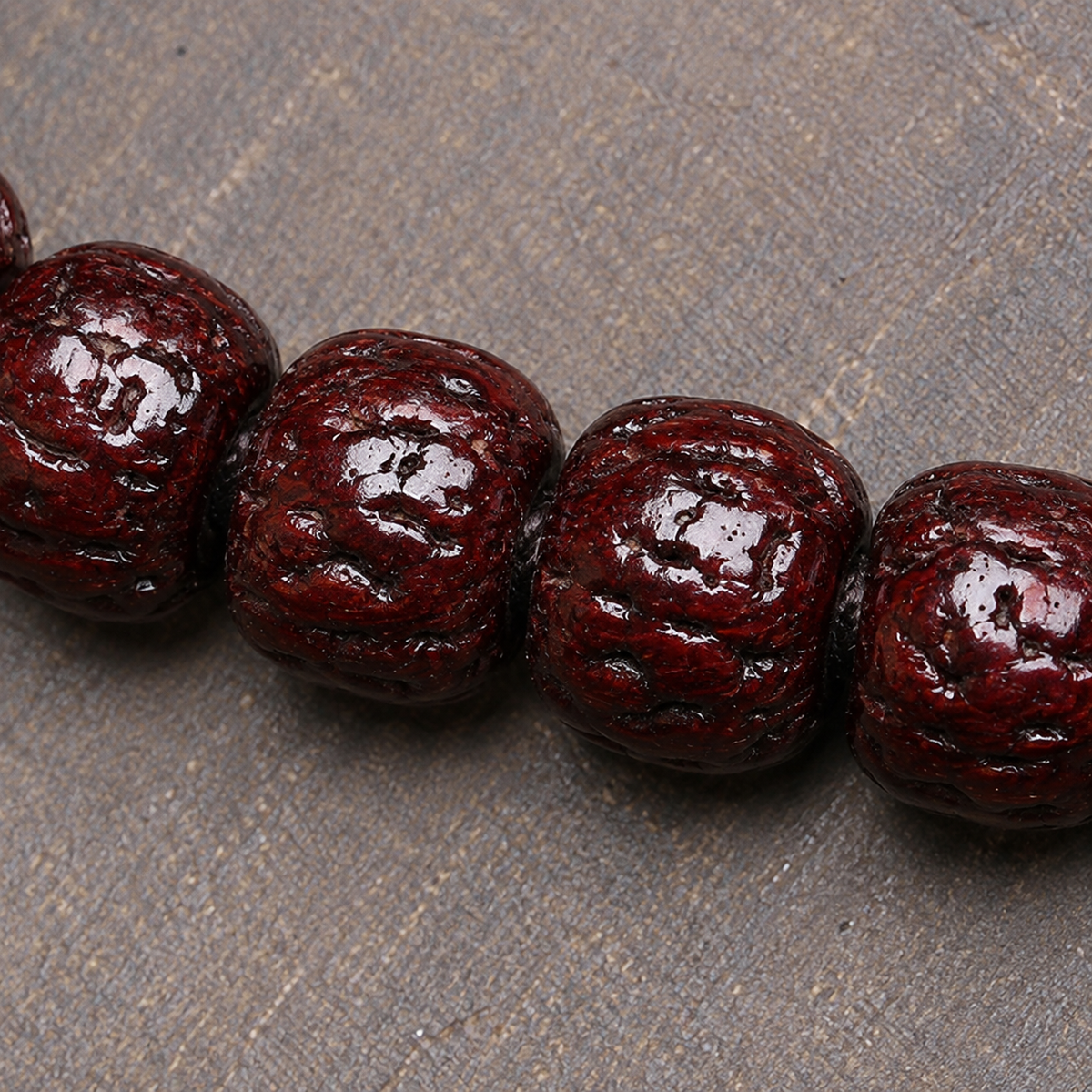 Mala 108 Bodhi Vajra détails en os