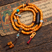 EverestArtstudios Knochen-Mala, Yakknochen-Schnitzdetails