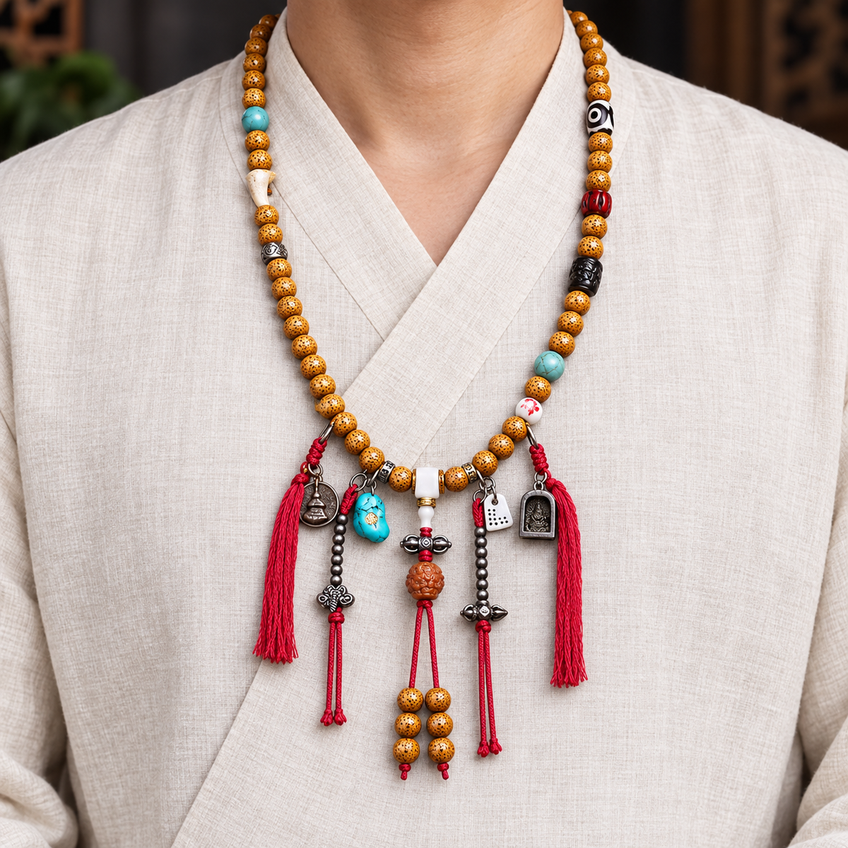 Mala 108 Xingyue Dzi os 0.95 cm