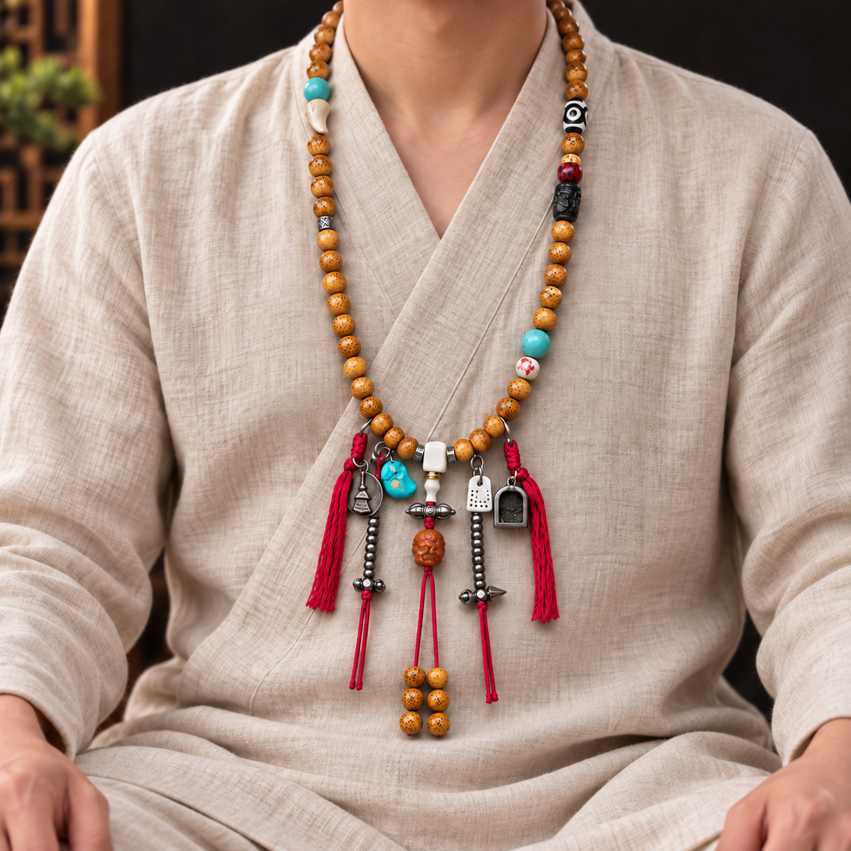 Mala 108 Xingyue Dzi os 0.95 cm