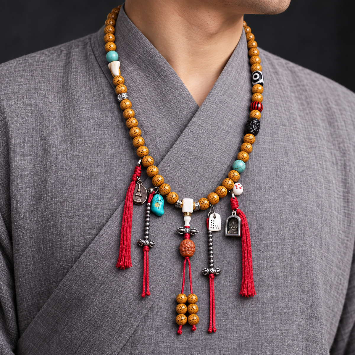 Mala 108 Xingyue Dzi os 0.95 cm