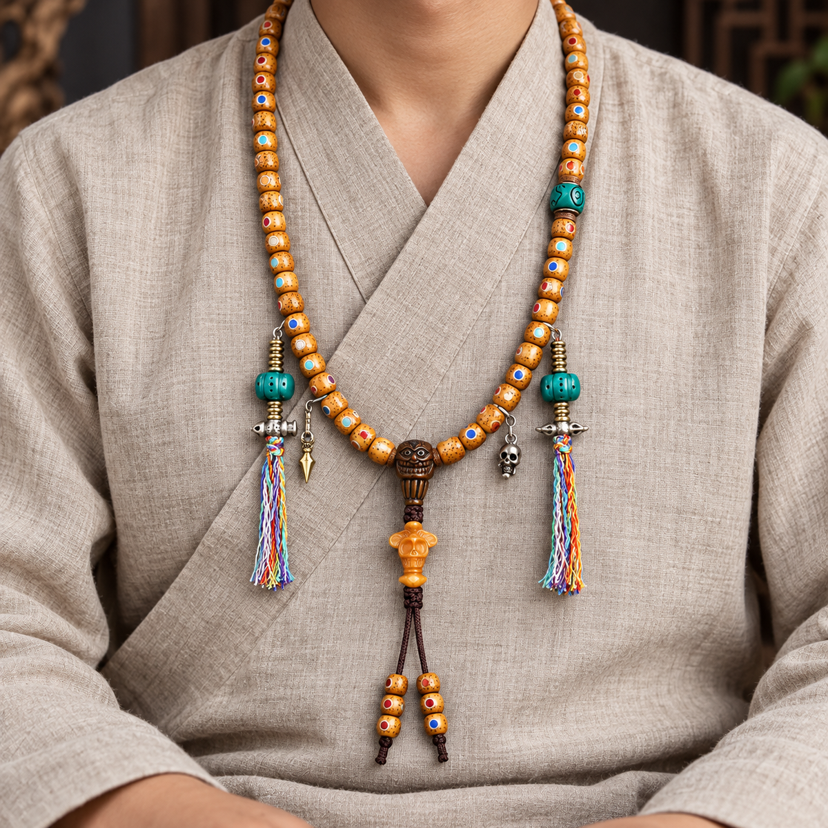 EverestArtstudios Xingyue-Bodhi-Einlagemala, Knochen