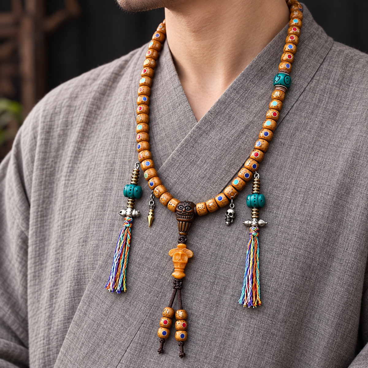 EverestArtstudios Xingyue-Bodhi-Einlagemala, Knochen
