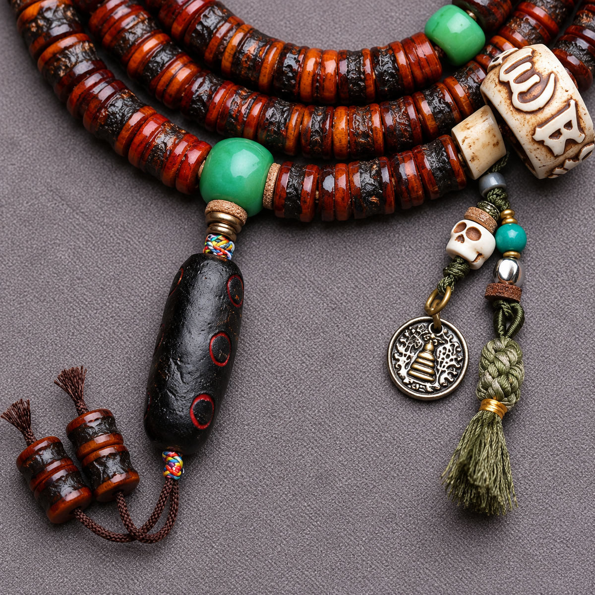 Mala 108 os pendentif Rahula