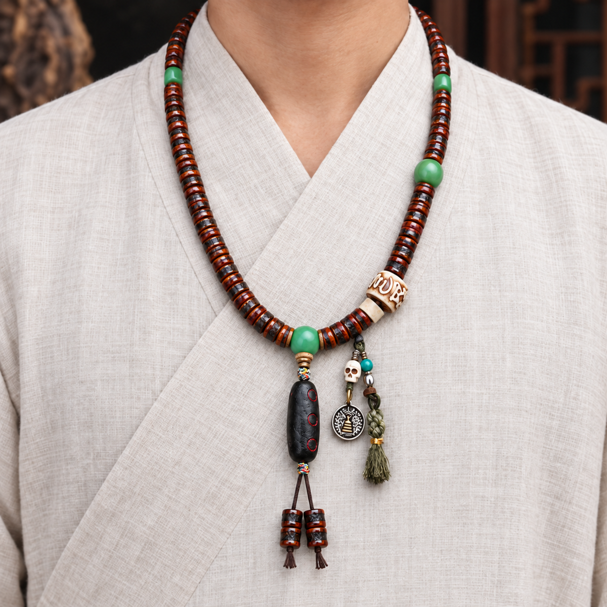 Mala 108 os pendentif Rahula