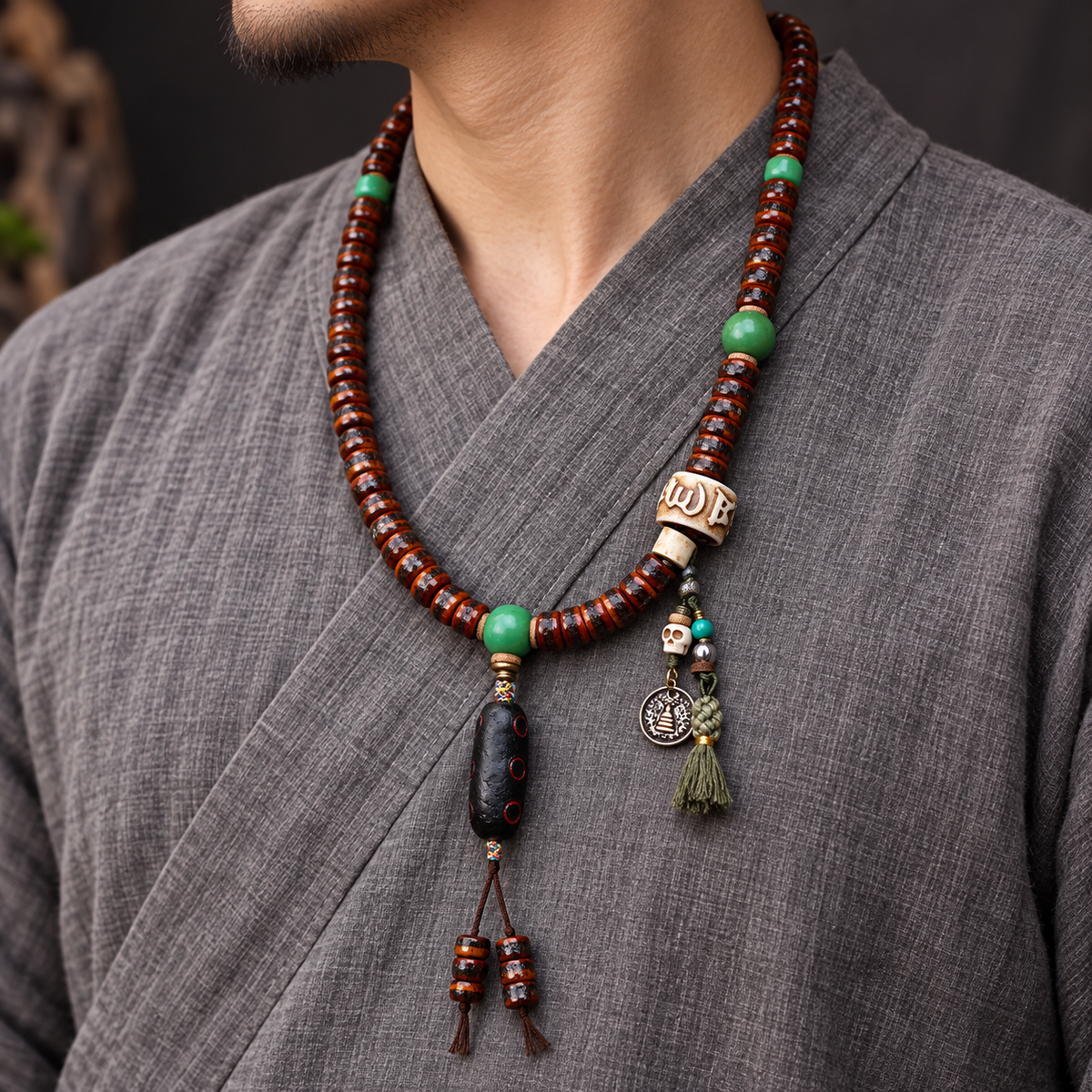 Mala 108 os pendentif Rahula